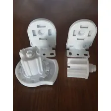 Peças Kit Para Cortina Persiana Rolo Tubo 32mm, com Corrente Cor Branco Foto mini 2