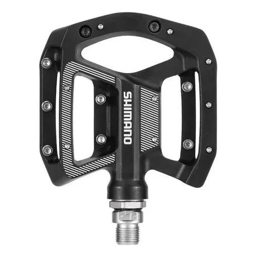 Pedais de plataforma MTB Shimano PD-gr500 pretos Foto 1