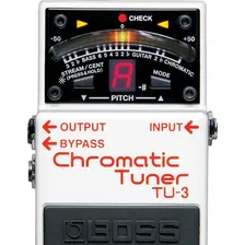 Pedal Afinador Boss Tu-3 Branco Foto  mini 1