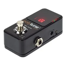 Pedal Afinador Mini Noir Polytune 3 Tc Electronic Polifônico Cor Preto Foto mini 4