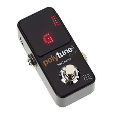 Pedal Afinador Mini Noir Polytune 3 Tc Electronic Polifônico Cor Preto Foto  mini 1