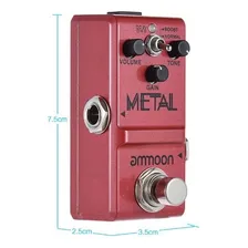 Pedal Amoon Metal Distorção Heavy Super Pequeno Super Pesado Foto mini 4