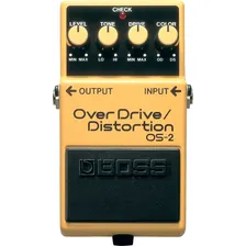 Pedal Anal贸gico Os 2 Overdrive E Distortion Boss Foto mini 1