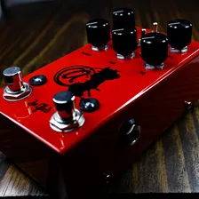 Pedal Angry Charlie At Plus Katana Boost - Duo Zen Effects Cor Vermelho Foto mini  3
