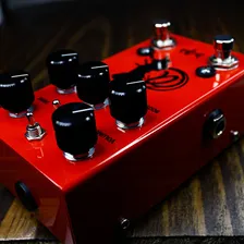 Pedal Angry Charlie At Plus Katana Boost - Duo Zen Effects Cor Vermelho Foto mini  2