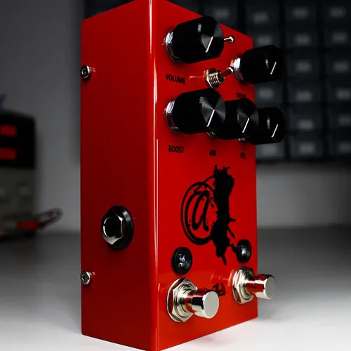 Pedal Angry Charlie At Plus Katana Boost - Duo Zen Effects Cor Vermelho Foto 1