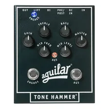 Pedal Baixo Aguilar Tone Hammer Preamp / Direct Box - Cor Verde-escuro Foto mini 2