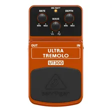 Pedal Behringer Ultra Tremolo Ut300 Cor Laranja Foto mini 1