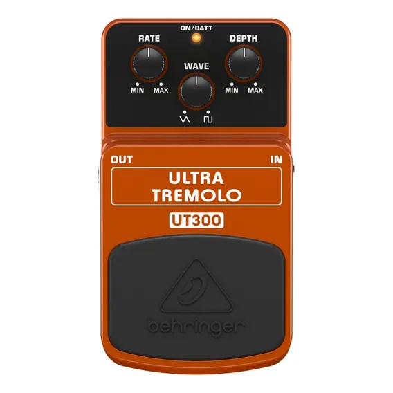 Pedal Behringer Ultra Tremolo Ut300 Cor Laranja Foto 1
