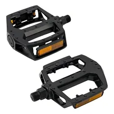 Pedal Bicicleta Plataforma AlumÃnio Rosca Fina 1/2 Sueco Mtb Cor Preto Foto mini 1