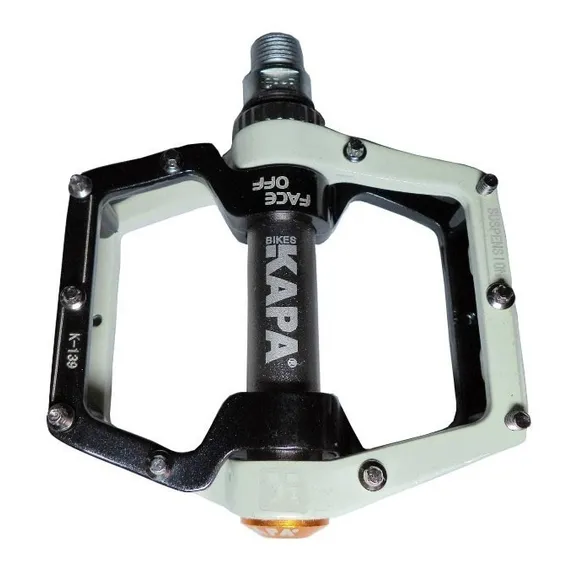 Pedal Bicicleta Rolamento Kapa Eixo 9/16 Grosso Branco Foto 1