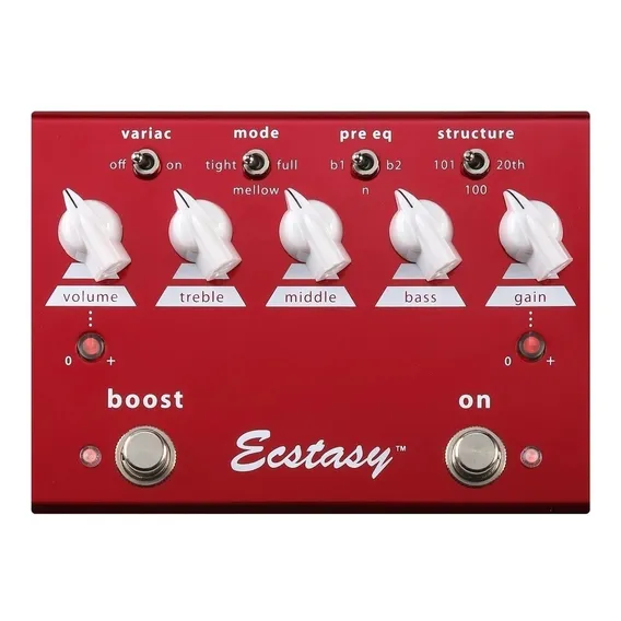 Pedal Bogner Ecstasy Red Overdrive/distortion C/ Nf-e Cor Vermelho Foto 1