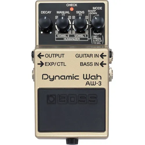 Pedal Boss Aw-3 Dynamic Wah, Wah do tipo humano soa em cor metálica Foto 1