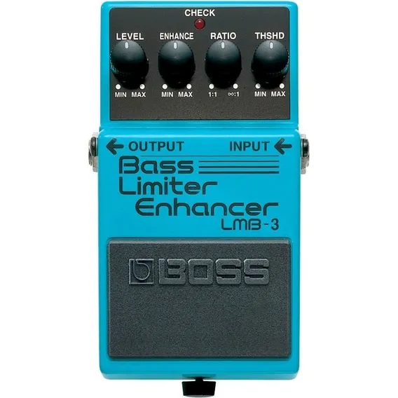 Pedal Boss Bass Limiter Enhancer P/ Contrabaixo - Lmb-3 Azul Foto 1