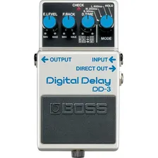 Pedal Boss Dd-3 Digital Delay Dd 3 1 Ano E -e Cor Branco Foto mini 1