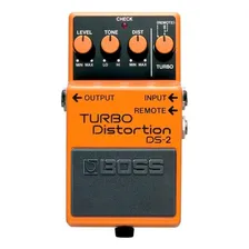 Pedal Boss Ds 2 Turbo Distortion Ds2 Dupla Distorção Ds-2 Cor Laranja Foto mini 1