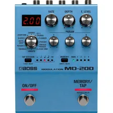 Pedal Boss Md-200 Efeito Chorus Phaser Flanger 12 Modulações Cor Azul Foto mini 3