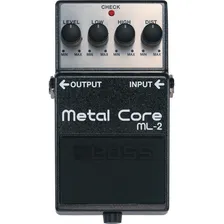 Pedal Boss Metal Core 2 Distorção Cor Preto Foto mini 1