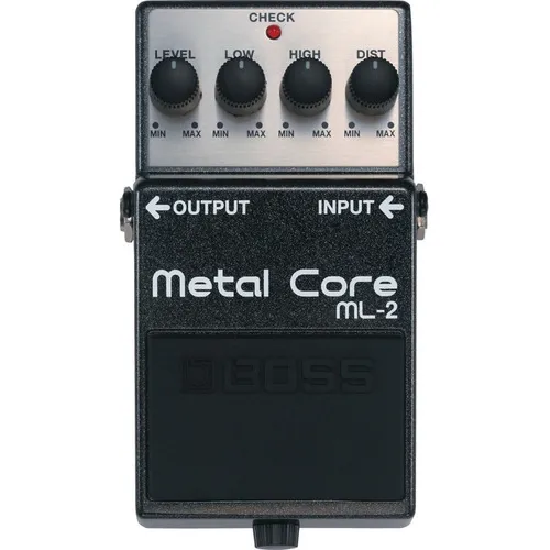 Pedal Boss Metal Core 2 Distorção Cor Preto Foto 1
