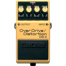 Pedal Boss Over Drive Distortion Gold Effect Foto mini 1