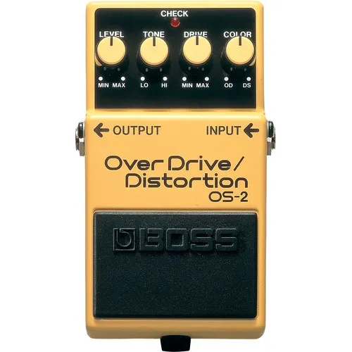 Pedal Boss Over Drive Distortion Gold Effect Foto 1