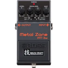 Pedal Boss Para Guitarra Waza Craft Mt-2w Metal Zone Cor Preto Foto mini 1
