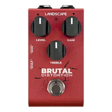 Pedal Brutal Distortion Brd3 Landscape Guitarra Cor Vermelho Foto mini  2