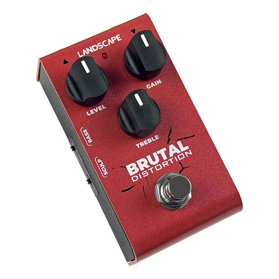 Pedal Brutal Distortion Brd3 Landscape Guitarra Cor Vermelho Foto 1