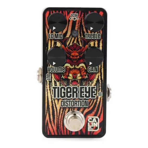 Pedal Caline Tiger Eye Distortion Cor Preto Foto 1