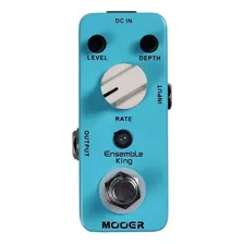 Pedal Chorus Mooer Analógico Ensemble King Mekac Guitarra Cor Azul-turquesa Foto  mini 1