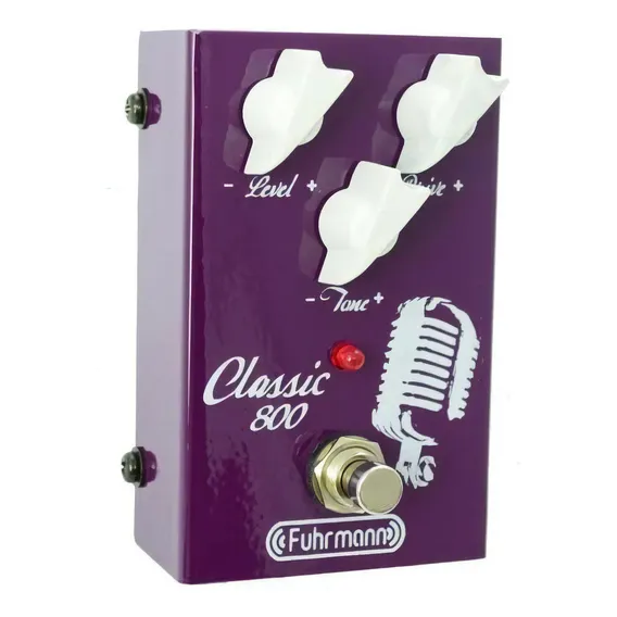 Pedal Classic 800 Fuhrmann Cl01 Roxo Drive Que Relembra Distorção De Um Amplificador Valvulado Cor Roxo Foto 1