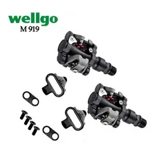 Pedal Clip Wellgo M919 Mtb Com Tacos Foto mini 2