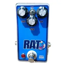 Pedal Clone Rat (86+turbo+mod) 3em1 Ñ/é Proco Boss Mxr Dod Cor Azul Foto mini 1