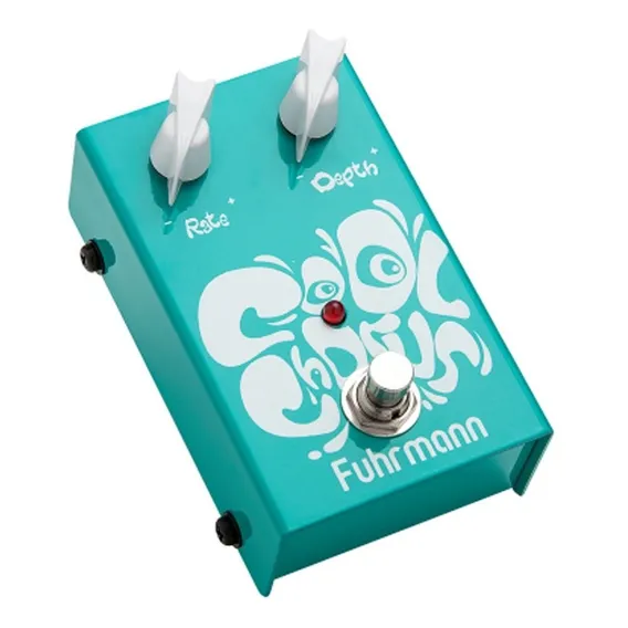 Pedal Cool Chorus Fuhrmann Cc01 Verde Pedal De Modulação Espacial Foto 1