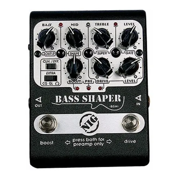 Pedal De Baixo Nig Bass Shaper Bsh Cor Preto Foto 1