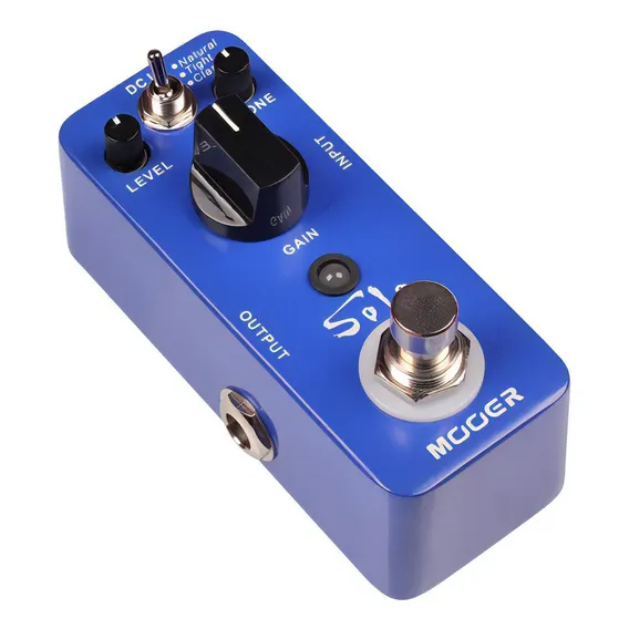 Pedal De Distorção Mooer Solo Distortion Cor Azul Foto 1