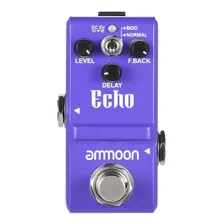 Pedal de efeito Ammoon Nano Delay violeta Foto mini 1