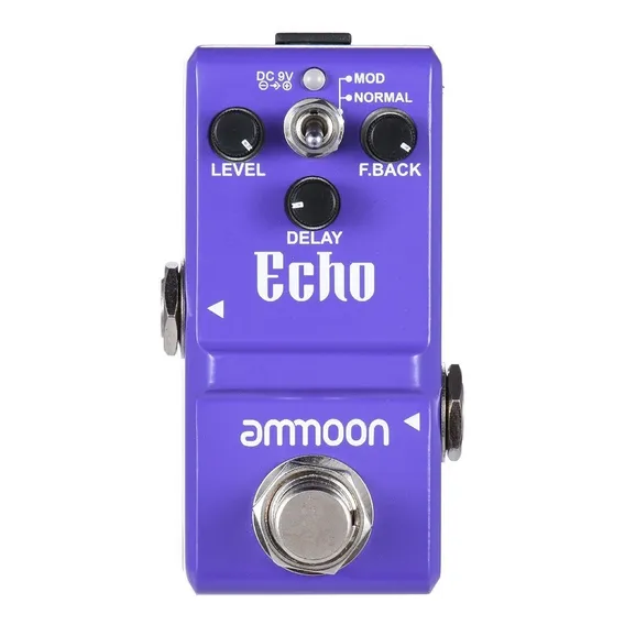 Pedal de efeito Ammoon Nano Delay violeta Foto 1