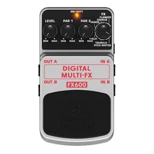 Pedal de efeito Behringer Digital Multi-Fx FX600 cinza Foto mini 2