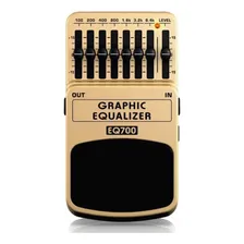Pedal de efeito Behringer Graphic Equalizer EQ700 bege Foto mini 4