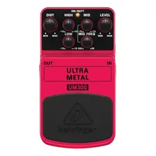 Pedal de efeito Behringer Ultra Metal UM300 rosa Foto mini 1