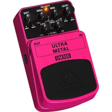 Pedal de efeito Behringer Ultra Metal UM300 rosa Foto mini 4