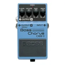 Pedal de efeito Boss Bass Chorus CEB-3 azul Foto mini 1