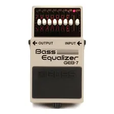 Pedal de efeito Boss Bass Equalizer GEB-7 cinza Foto mini 4