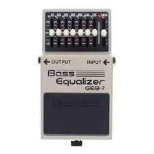 Pedal de efeito Boss Bass Equalizer GEB-7 cinza Foto mini 1