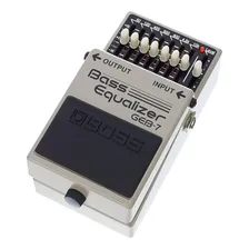Pedal de efeito Boss Bass Equalizer GEB-7 cinza Foto mini 3