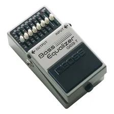 Pedal de efeito Boss Bass Equalizer GEB-7 cinza Foto mini 2