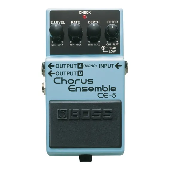 Pedal de efeito Boss Chorus Ensemble CE-5 azul-celeste Foto 1