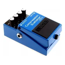 Pedal de efeito Boss Compression Sustainer CS-3 azul Foto mini 3