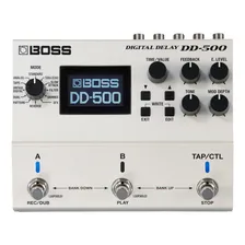Pedal de efeito Boss Digital Delay DD-500 branco Foto  mini 1